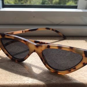 Tortoise cat eye sunglasses